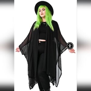 Lilith Mesh Oversized Cloak